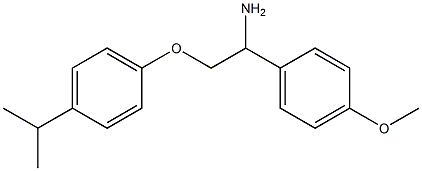 1-{1-amino-2-[4-(propan-2-yl)phenoxy]ethyl}-4-methoxybenzene