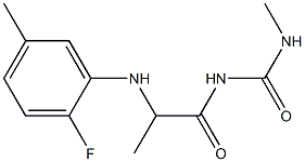 1-{2-[(2-fluoro-5-methylphenyl)amino]propanoyl}-3-methylurea