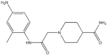 1-{2-[(4-amino-2-methylphenyl)amino]-2-oxoethyl}piperidine-4-carboxamide