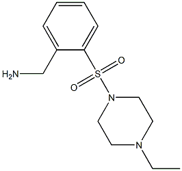 1-{2-[(4-ethylpiperazin-1-yl)sulfonyl]phenyl}methanamine