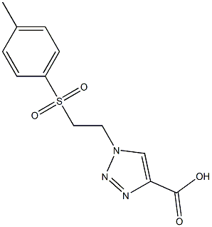  1-{2-[(4-methylbenzene)sulfonyl]ethyl}-1H-1,2,3-triazole-4-carboxylic acid