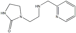 1-{2-[(pyridin-2-ylmethyl)amino]ethyl}imidazolidin-2-one Structure