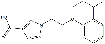  1-{2-[2-(butan-2-yl)phenoxy]ethyl}-1H-1,2,3-triazole-4-carboxylic acid