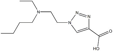 1-{2-[butyl(ethyl)amino]ethyl}-1H-1,2,3-triazole-4-carboxylic acid