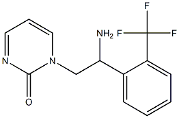 1-{2-amino-2-[2-(trifluoromethyl)phenyl]ethyl}pyrimidin-2(1H)-one Structure