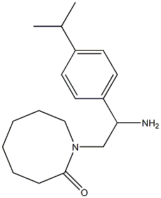 1-{2-amino-2-[4-(propan-2-yl)phenyl]ethyl}azocan-2-one