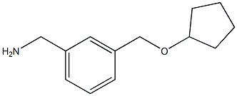 1-{3-[(cyclopentyloxy)methyl]phenyl}methanamine Structure