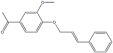 1-{3-methoxy-4-[(3-phenylprop-2-en-1-yl)oxy]phenyl}ethan-1-one