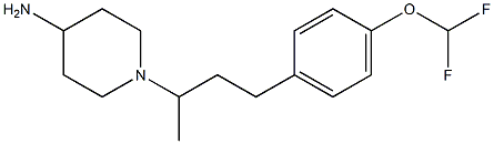  1-{4-[4-(difluoromethoxy)phenyl]butan-2-yl}piperidin-4-amine