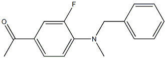 1-{4-[benzyl(methyl)amino]-3-fluorophenyl}ethan-1-one