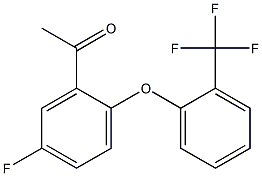 1-{5-fluoro-2-[2-(trifluoromethyl)phenoxy]phenyl}ethan-1-one
