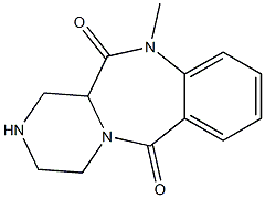 11-methyl-1,3,4,12a-tetrahydropyrazino[2,1-c][1,4]benzodiazepine-6,12(2H,11H)-dione