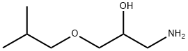 1-amino-3-(2-methylpropoxy)propan-2-ol Structure