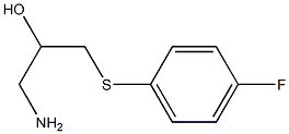 1-amino-3-[(4-fluorophenyl)sulfanyl]propan-2-ol