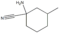 1-amino-3-methylcyclohexanecarbonitrile Structure