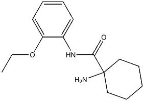 1-amino-N-(2-ethoxyphenyl)cyclohexanecarboxamide Structure