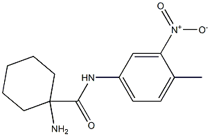 1-amino-N-(4-methyl-3-nitrophenyl)cyclohexanecarboxamide