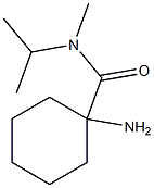 1-amino-N-isopropyl-N-methylcyclohexanecarboxamide Structure