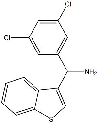 1-benzothiophen-3-yl(3,5-dichlorophenyl)methanamine
