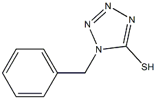 1-benzyl-1H-1,2,3,4-tetrazole-5-thiol Struktur