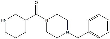 1-benzyl-4-(piperidin-3-ylcarbonyl)piperazine Struktur