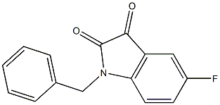  1-benzyl-5-fluoro-2,3-dihydro-1H-indole-2,3-dione