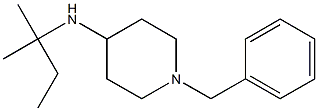 1-benzyl-N-(2-methylbutan-2-yl)piperidin-4-amine 结构式