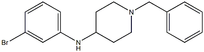 1-benzyl-N-(3-bromophenyl)piperidin-4-amine Struktur