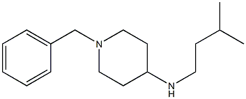 1-benzyl-N-(3-methylbutyl)piperidin-4-amine Struktur