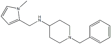 1-benzyl-N-[(1-methyl-1H-pyrrol-2-yl)methyl]piperidin-4-amine Structure