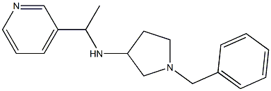 1-benzyl-N-[1-(pyridin-3-yl)ethyl]pyrrolidin-3-amine|