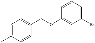 1-bromo-3-[(4-methylphenyl)methoxy]benzene 结构式