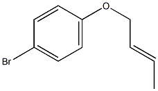 1-bromo-4-[(2E)-but-2-enyloxy]benzene 化学構造式