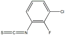 1-chloro-2-fluoro-3-isothiocyanatobenzene 化学構造式