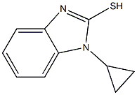 1-cyclopropyl-1H-1,3-benzodiazole-2-thiol,,结构式