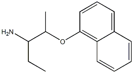 1-ethyl-2-(1-naphthyloxy)propylamine|