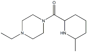 1-ethyl-4-[(6-methylpiperidin-2-yl)carbonyl]piperazine Structure