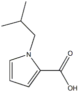 1-isobutyl-1H-pyrrole-2-carboxylic acid Structure
