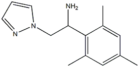 1-mesityl-2-(1H-pyrazol-1-yl)ethanamine,,结构式