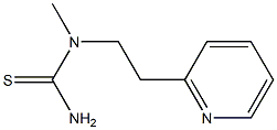 1-methyl-1-[2-(pyridin-2-yl)ethyl]thiourea Structure