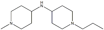 1-methyl-N-(1-propylpiperidin-4-yl)piperidin-4-amine Structure