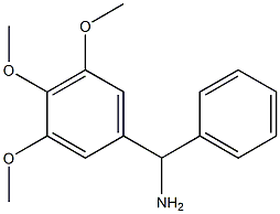 1-phenyl-1-(3,4,5-trimethoxyphenyl)methanamine,,结构式
