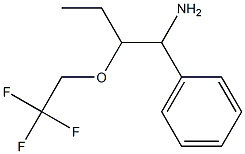 1-phenyl-2-(2,2,2-trifluoroethoxy)butan-1-amine Structure