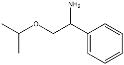 1-phenyl-2-(propan-2-yloxy)ethan-1-amine Structure