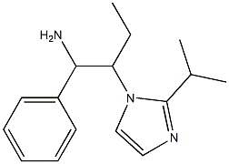 1-phenyl-2-[2-(propan-2-yl)-1H-imidazol-1-yl]butan-1-amine|