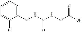 2-({[(2-chlorophenyl)methyl]carbamoyl}amino)acetic acid Struktur