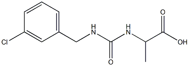 2-({[(3-chlorophenyl)methyl]carbamoyl}amino)propanoic acid|