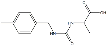 2-({[(4-methylbenzyl)amino]carbonyl}amino)propanoic acid|