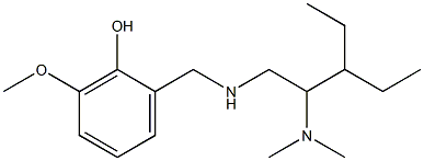 2-({[2-(dimethylamino)-3-ethylpentyl]amino}methyl)-6-methoxyphenol Structure