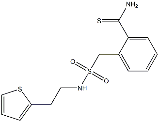 2-({[2-(thiophen-2-yl)ethyl]sulfamoyl}methyl)benzene-1-carbothioamide